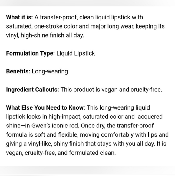 GXVE High Performance Matte Liquid Lipstick - Picture 16 of 16